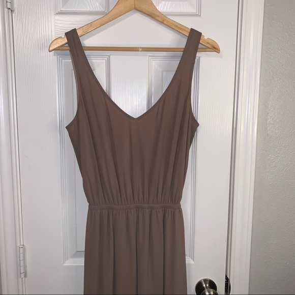 Show Me Your Mumu Kendall Scott Brown V-Back Formal Bridesmaids Dress Small - Picture 3 of 6